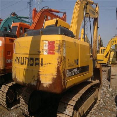 Used Hydraulic Crawler Excavator Hyundai R215-7C For Sale