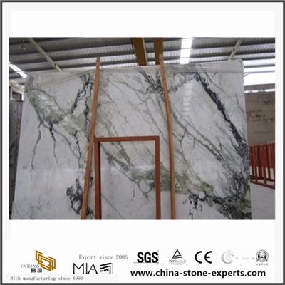 Kashmir White Marble For Kitchen Coffee Table & Countertop