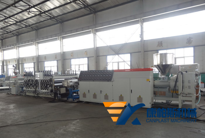 PE, PP, PS, PVC thick board production line