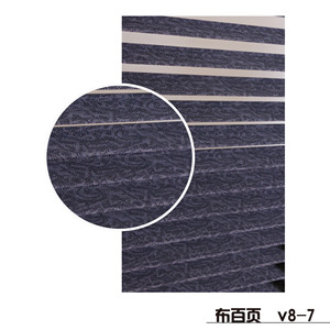 horizontal printed manual cloth venetian blinds for sun shade