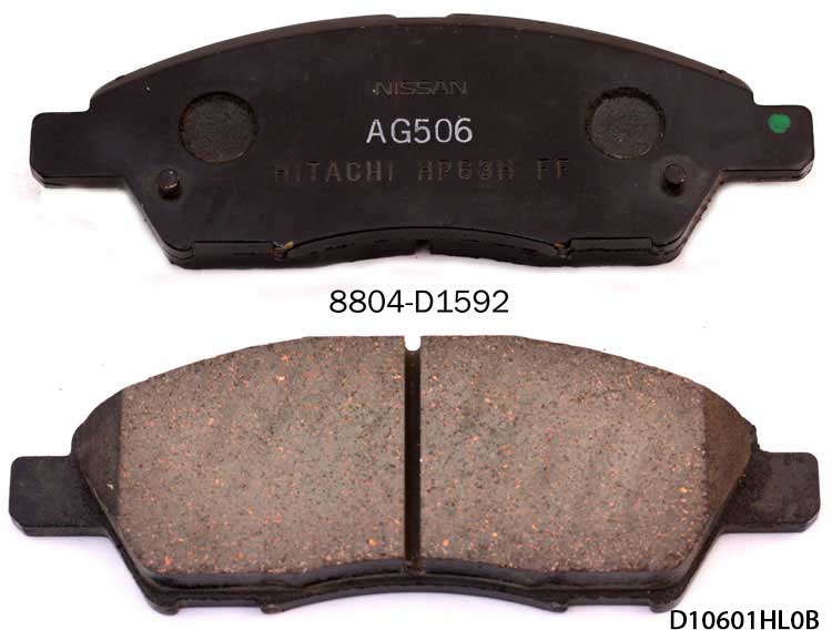 Car parts D1060-ED500 brake pad for NISSAN TIIDA LIVINA VERSA MICRA brake pad manufacturer