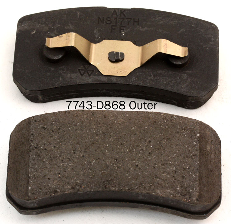 Auto motors MN102628 brake pad for CHRYSLER SEBRING 200 series JEEP PATRIOT COMPASS MITSUBISHI ASX OUTLANDER PAJERO ENDEAVOR LANCER MONTERO Space Wagon brake pad manufacturer 