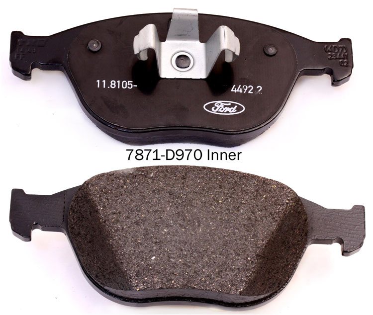 Car auto parts 1355950 brake pad for FORD Fiesta Focus Tourneo Connect TRUCK-transit F150 F350 F450 F650 Mondeo brake pad manufacturer with E-mark ECE R90 certification