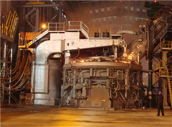 electric arc furnace used for melting quality carbon and alloy steel