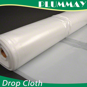 HDPE protective transparent drop sheet for painting