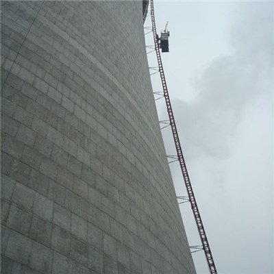 SCQ60 Fixed Speed Curved Building Hoist for Chimney, Cooling tower and Bridge