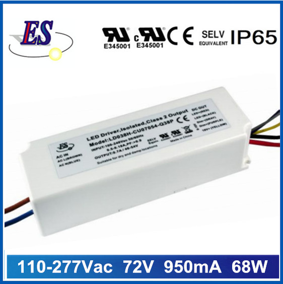 68W Constant Current Switching Power Supply with 1-10V Dimming
