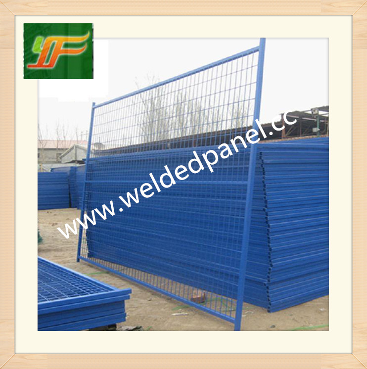 Canada and Australia standard galvanized powder coated moving temporary welded fence 