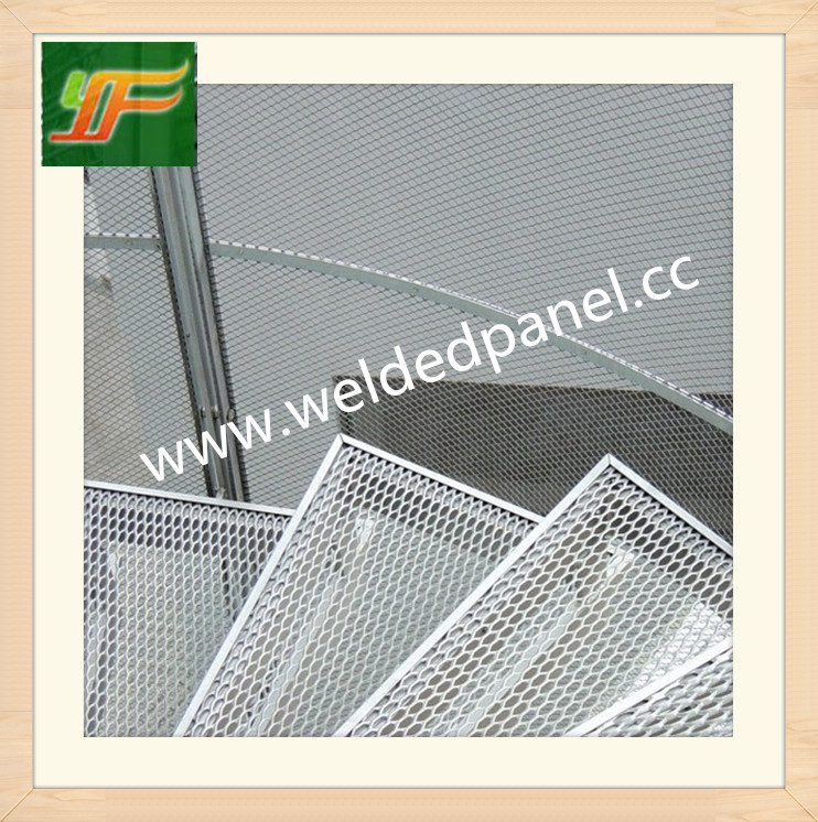 High quality and best selling low carbon galvanized expanded metal mesh panel