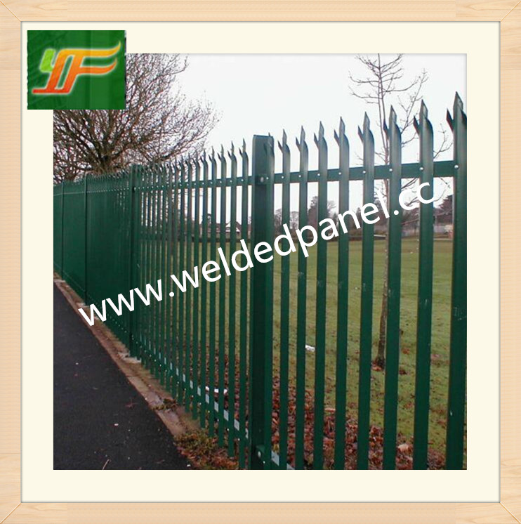 UK and Australia marketing Black galvanized coating  palisade fence panel