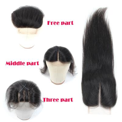 Straight 3 Way Part Lace Closure