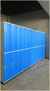JS38-2 ABS engineering plastic factory staff locker cabinet