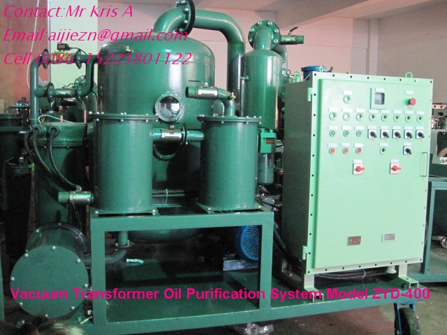 Vacuum Transformer Oil Purification System Series ZYD,Oil Filtration,Oil Recycling Plant