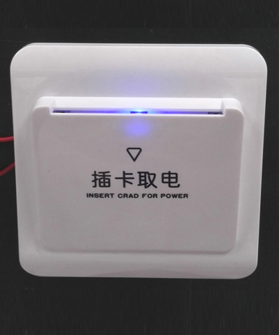 Hotel use energy saving 40A switch insert card wall switch