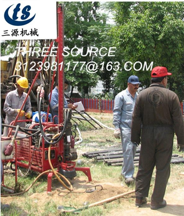 Man portable oil prospecting drilling rig TSP-40 flush