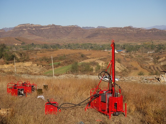 人抬石油勘探钻机 flushTSP-40河网地区