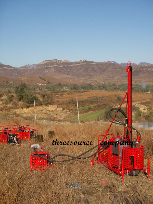 portable TSP-40 flush for river network oil prospecting