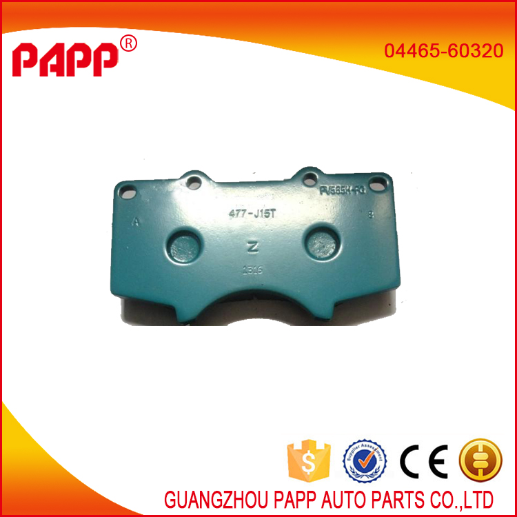 semi-metallic hi-q brake pad raw material for toyota prado 