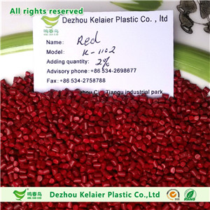 K-1102 plastic film blowing/ extrusion red color masterbatch 