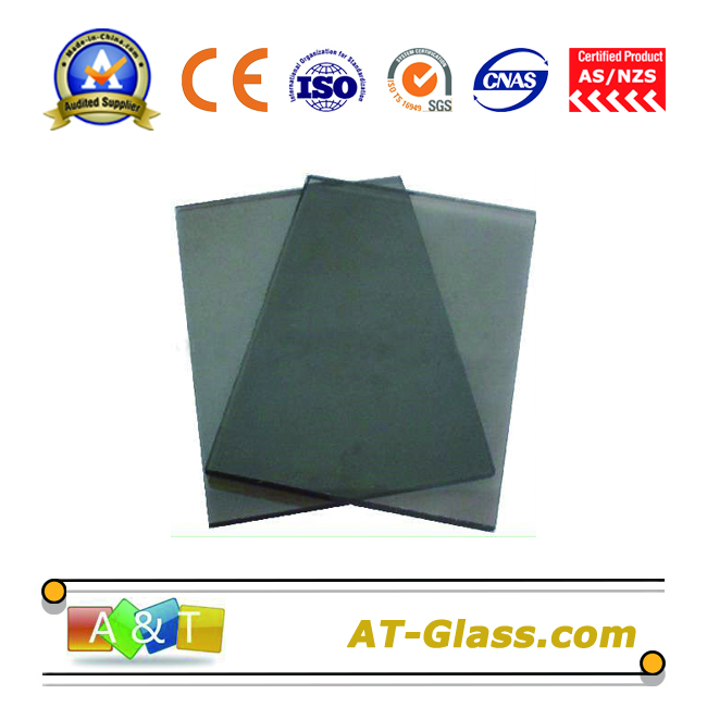 4mm 5mm Dark grey Reflective float glass Coated glass Building glass