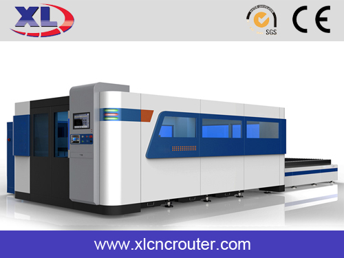 XL3015G Sealed Exchange Platform Fiber laser carbon stainless steel engravers Cutting Machine