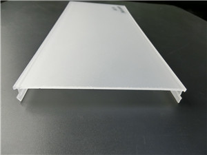 frosted acrylic diffuser for aluminum led light profile