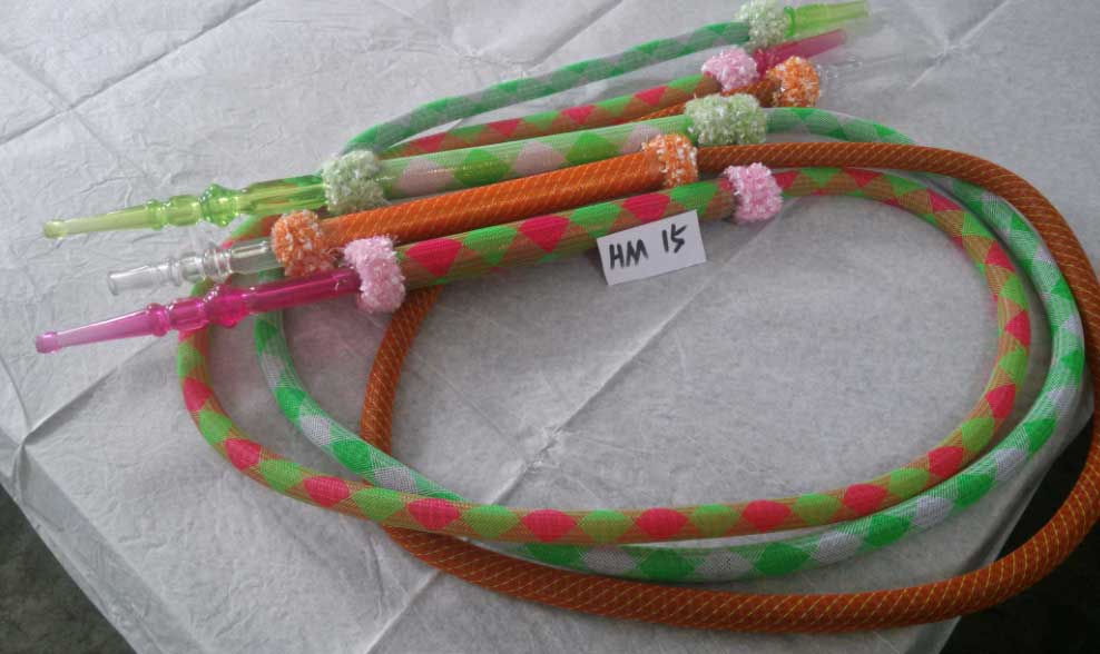 Shisha hookah accessory Color silicon woven hose