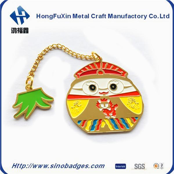 HongfuxinBrass Struck Lacquer Badge 