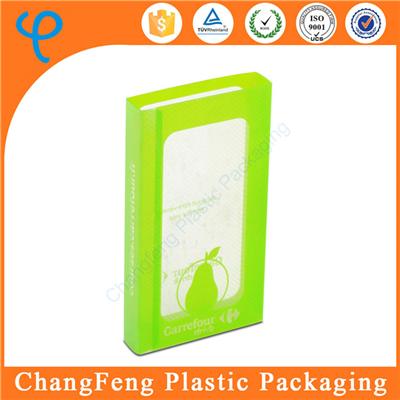 Customized Logo Clear Plastic Doll Gift Packaging Box with Handle