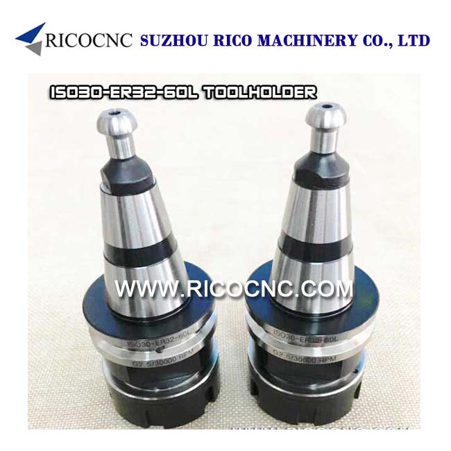 ISO30 ER32 60L Toolholder Collet Chuck with HSD Pull Stud