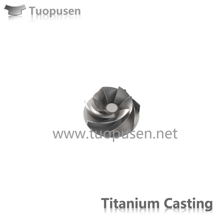 titanium casting parts Titanium cast  impeller