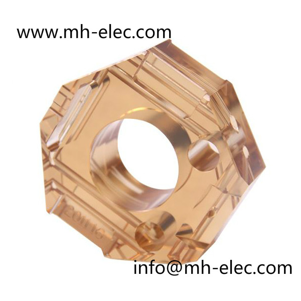 90mm光学陀螺激光陀螺高精度超光滑激光陀螺惯性光学组件精密光学棱镜用于环形激光陀螺仪