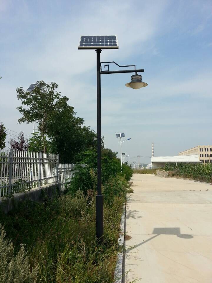 Landscape outdoor rechargeable led solar yard lamp/light factory price