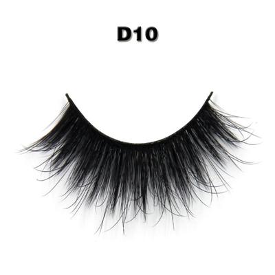 Natural Lash Extensions With Synthetic Silk Eyelash Extensions D10