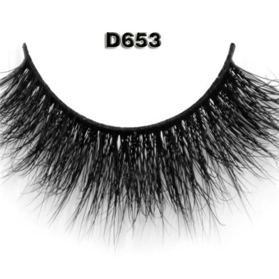 Natural Looking Lash Extensions With Soft Band Mink Semi Permanent Eyelashes D653