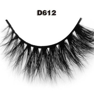 100 Mink Eyelashes Velvet-like Appearance Siberian Mink Eyelash Extensions D612