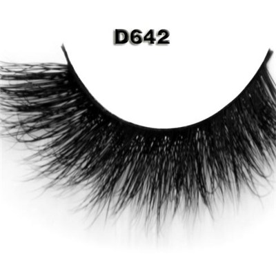 100 Siberian Mink Lashes With High-quality Luxury Mink Lashes D642