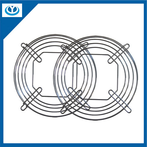 Fan guard , guard, fan grille  Technology: :It is made of low-carbon steel wire or stainless steel wire through cutting,bending, and welding. Finish: Chrome Plated, Nickel Plated, Electrolytic polishi