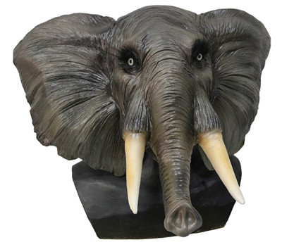Realistic Animal Full Head Carnival Cosplay Party Latex Elephant Mask for Masquerade
