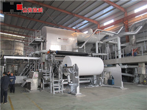 Shandong Xinhe 2850/1200 Crescent former Tissue Paper Making Machine