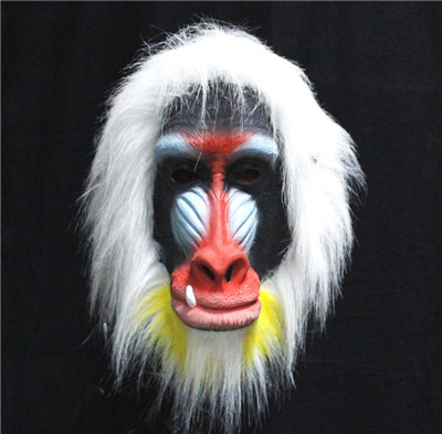 New product hip hop costume rubber halloween mask lifesize Chrismas baboon mask