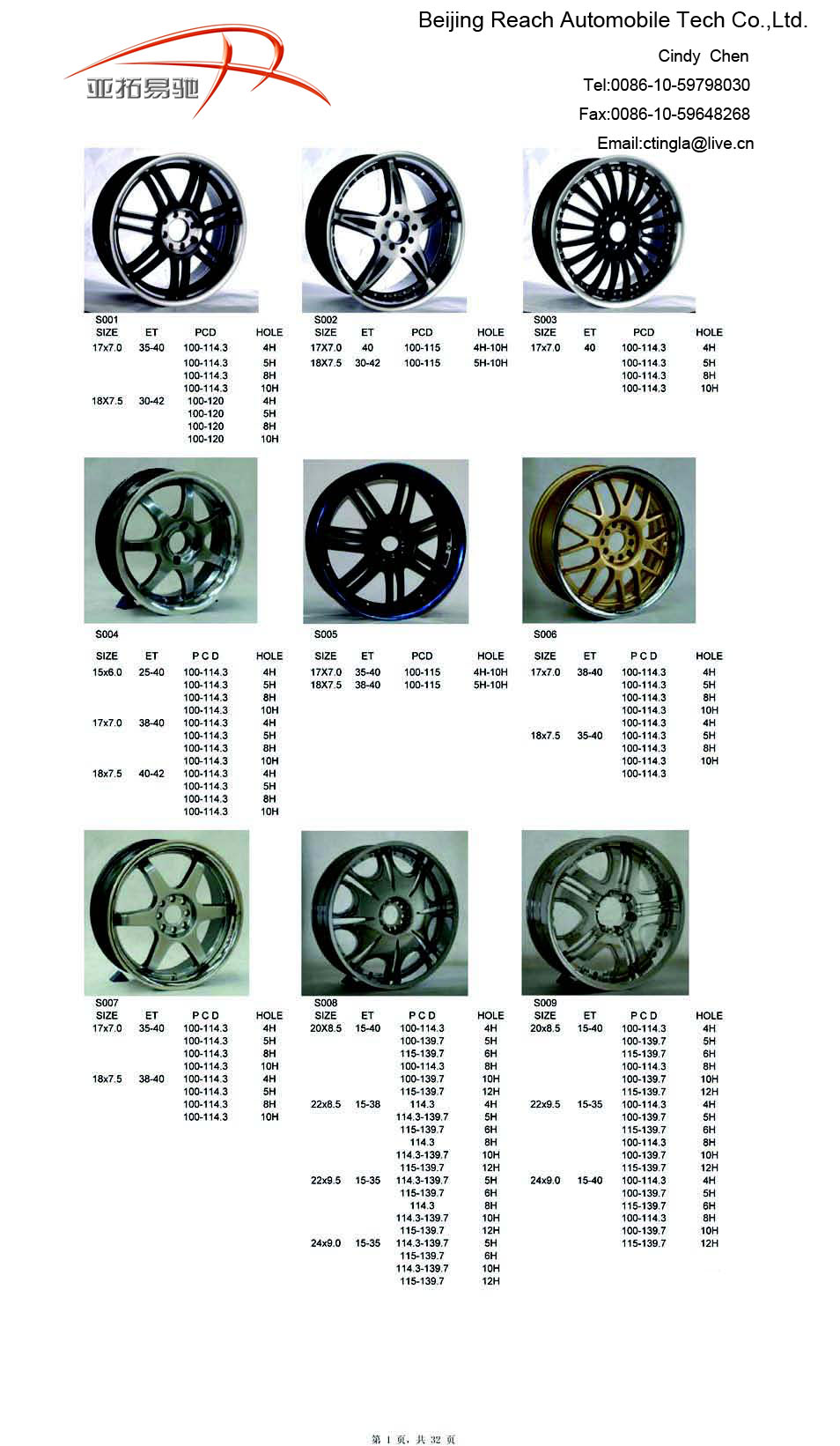 Литые (легкосплавные) колесные диски Китай