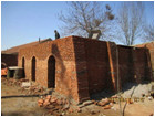 traditional brick structure wood briquette carbonization furnace