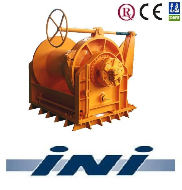 INI hydraulic 200kN 20 ton mooring winch