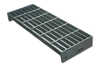 Stair Tread Steel Grating for Industrial Application