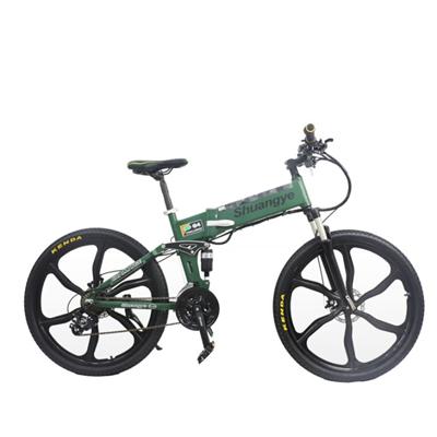 26 Inch Magnesium Alloy Wheel Folding Mountain Electric Bike