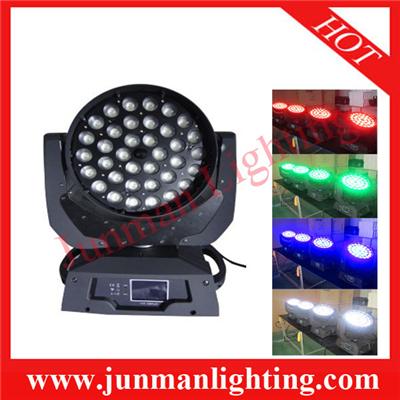 36*10W RGBW 4 In 1 Touch Panel LED Zoom Moving Head Light Stage DJ Light