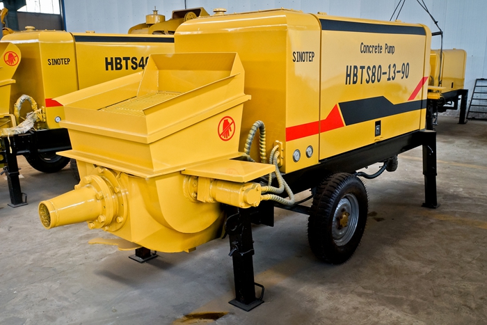 15m³ - 90 m³ Trailer mounted Concrete Pump for sale-taian sinotep machinery co.,ltd