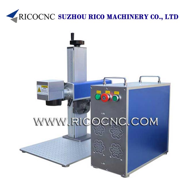 RICOCNC Portable Desktop Lazer Mark Machine Fiber Laser Metal Marking Machine