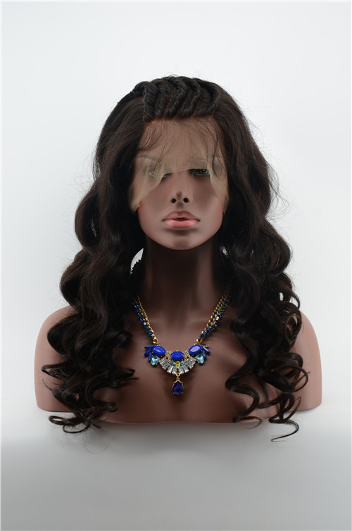 Body Wave Virgin Human Hair Wet And Wavy Lace Wig For Black Women 